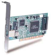 10/100Mbps PCI Fast Ethernet Card with ACPI support