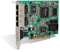 TE100-S4PCI [4-port 10/100Mbps N-way Ethernet Switch Card]